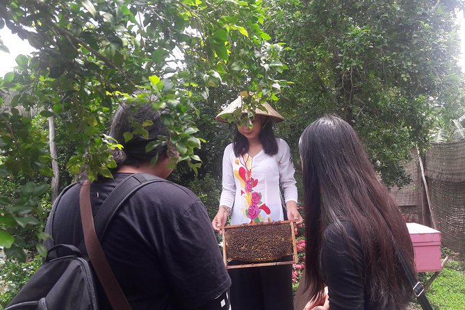 1-day Mekong Delta Tour: Cai Be Market, Local Island and Cycling - Cycling through local orchards: calm roads after the water