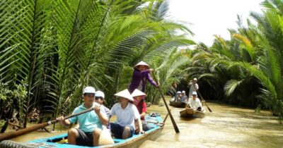 3 DAYS MEKONG DELTA - Ben Tre afternoon: coconut candy factory, rowing boats, lunch, and village atmosphere
