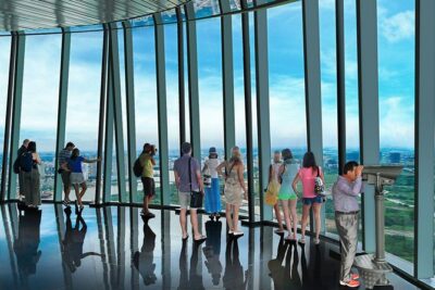 Amazing night with Saigon Skydeck and local beer tasting - Bitexco Tower at dusk: the 49th-floor Skydeck experience