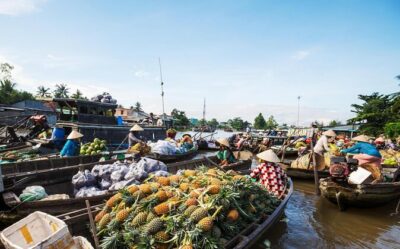 Cai Rang floating market and Mekong Delta Private Tour from HCMC - Cai Rang Floating Market: Boat Traffic, Fruit Gardens, and River Trade