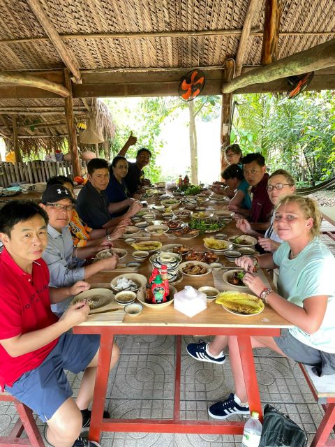 Cu Chi Tunnels and Mekong Delta Adventure 1 day - Mekong Delta in My Tho: boats, fruit, and canals with daily-life energy