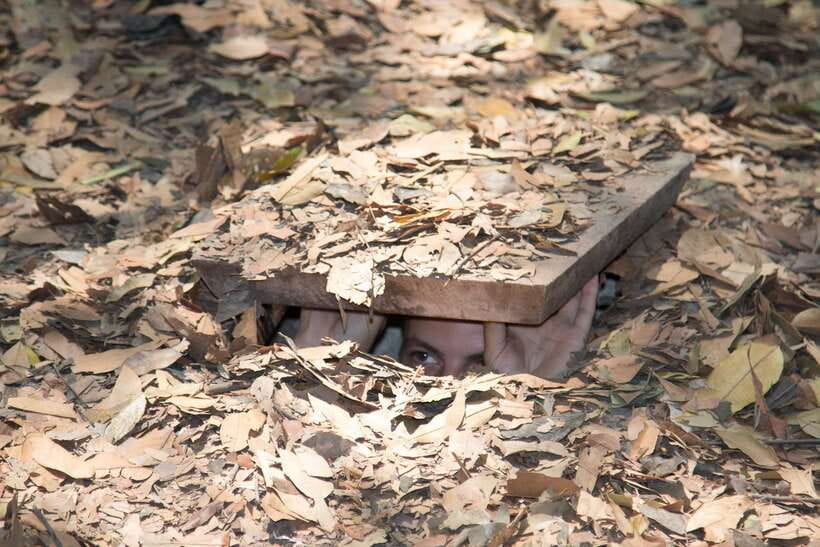 Cu Chi Tunnels Half-Day: Big Group Vietnam War Experience - The history film before you crawl