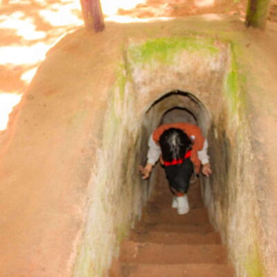 Cu Chi Tunnels Half-Day: Big Group Vietnam War Experience - Ben Duoc tunnels: kitchens, hospitals, and command spaces underground