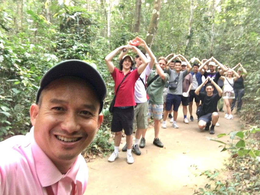 Cuchi Tunnel Tour - Tapioca root tasting and a rice paper workshop