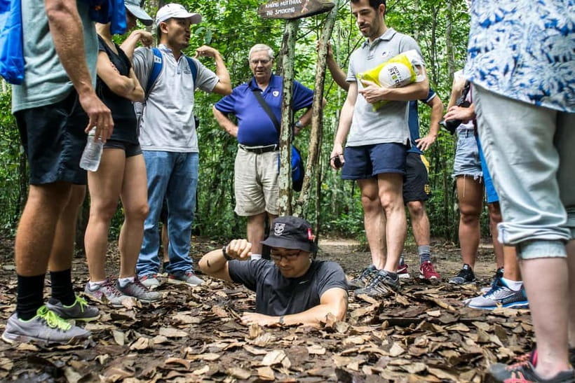 From HCM: Cu Chi Tunnels Half-Day Tour by Speedboat or Bus - Bus option timing (7:30 AM or 12:30 PM) and how it changes the day