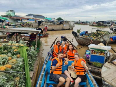 From Ho Chi Minh: Mekong & Cai Rang Floating Market 2D1N - Day 1 in My Tho and Ben Tre: Pagoda, Pagoda, and Paper Boats (With Real Views)