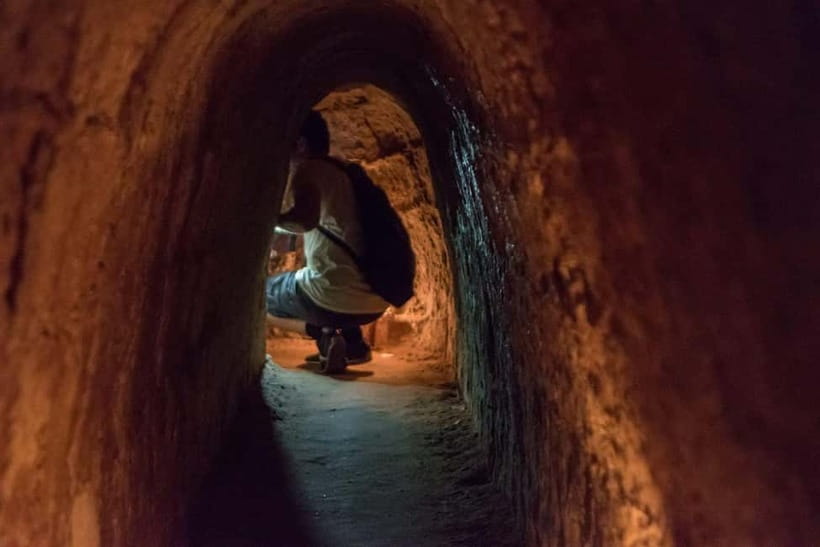 From Ho Chi Minh:Cu Chi Tunnels morning or afternoon w Lunch - Lunch, tapioca, and the real question: is food a payoff or an afterthought?