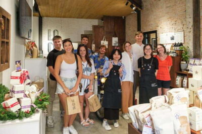 Hands-on Discovery of Vietnamese Coffee & Culture - Finding Lacàph: the purple door and the quick left turn