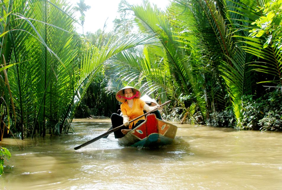 HCM: Mekong Delta, My Tho & Ben Tre Coconut Village - Riverside lunch, tropical fruit, and live folk music in an orchard