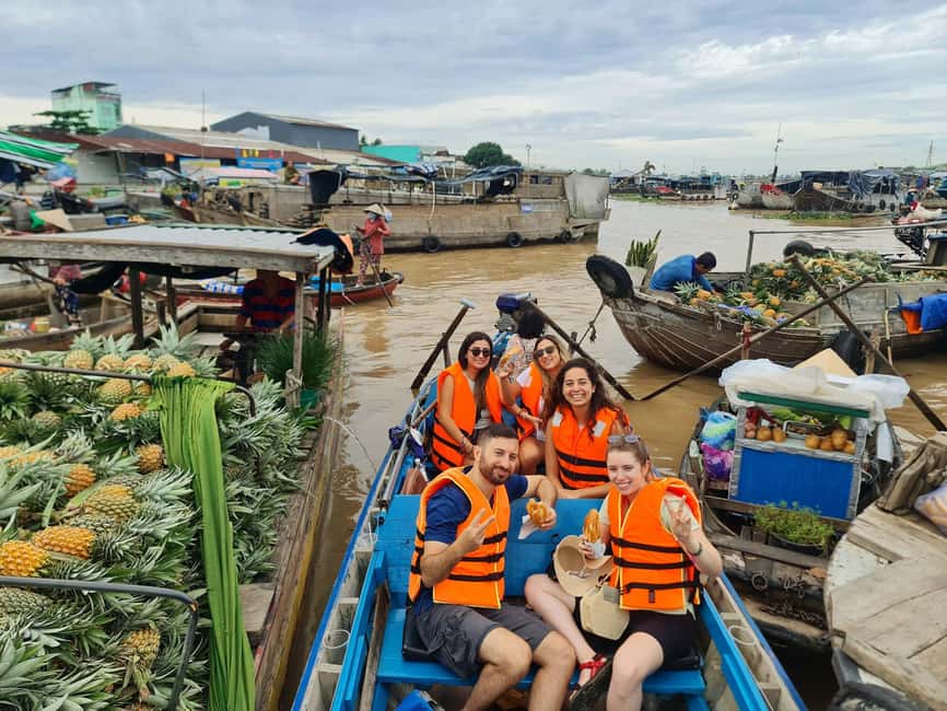 HCMC: Mekong Delta 2-Days My Tho–Ben Tre & Cai Rang Market - My Tho Tien River boat: Four Sacred Islets and local river life