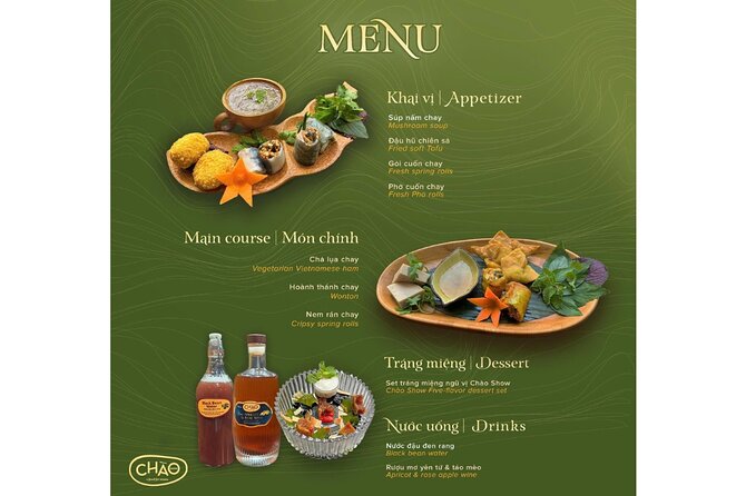 Ho Chi Minh: Chào Show with Dinner & Hotel Pickup - Dinner Break: A 9-Dish North, Central, and South Set Menu