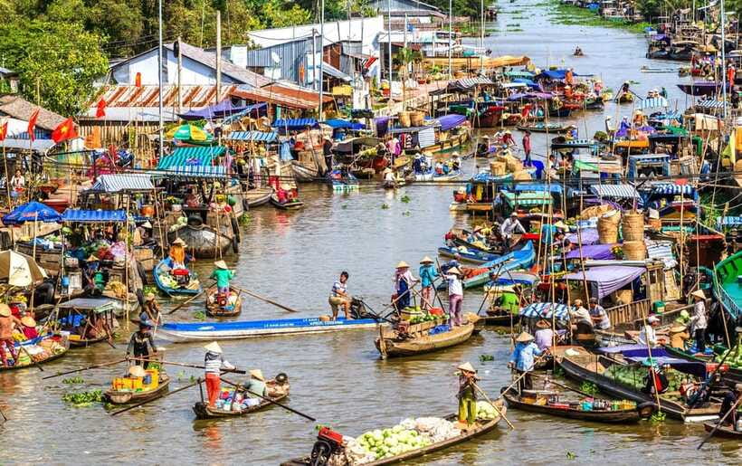 Ho Chi Minh City: Cai Rang Floating Market in Can Tho Tour - Flying menu lunch on Son Islet: community dishes served family-style