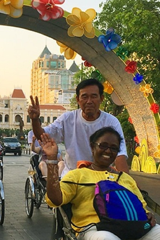Ho Chi Minh City Cyclo Tour with English Speaking Guide - The CIA Building and Frequent Wind: Cold War details on the street