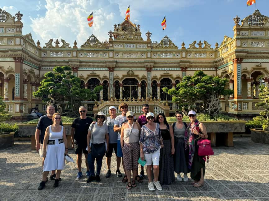 Mekong Day Trip Group 12pax Explore Bicycle & Cooking Class - Vinh Trang Pagoda: ancient temple time with real scale