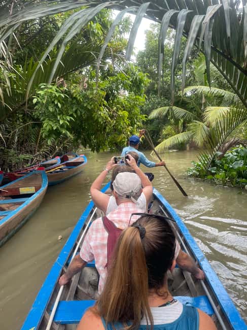 Mekong Day Trip Group 12pax Explore Bicycle & Cooking Class - Onto the Mekong: cruising out, then floating smaller canals