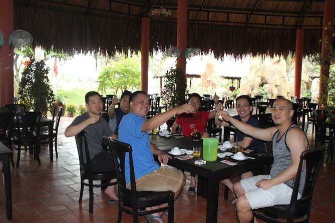 Mekong Delta Adventure from Ho Chi Minh City - Lunch by the river: elephant ear fish and spring rolls