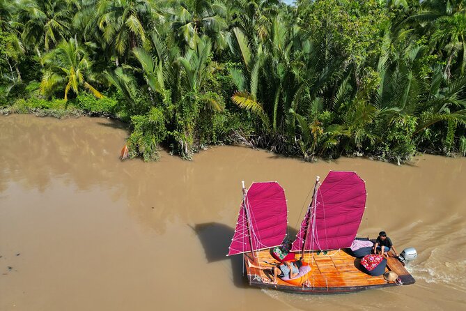 Mekong River Relaxing Sail boat cruise to Coconut Canals (1.5HRS) - What the “relaxing” part really means for your day