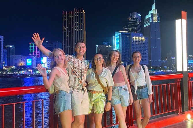 Private Discover Saigon Hidden Spots on Night Motorbike Adventure - District 1 start: pickup near the Opera House and the gear moment