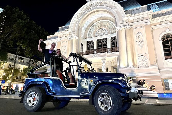 Private Ho Chi Minh by Jeep Evening Tour and Dinner Cruise - Ben Thanh and Central Walking Streets: What You’ll Feel Instead of What You’ll Miss