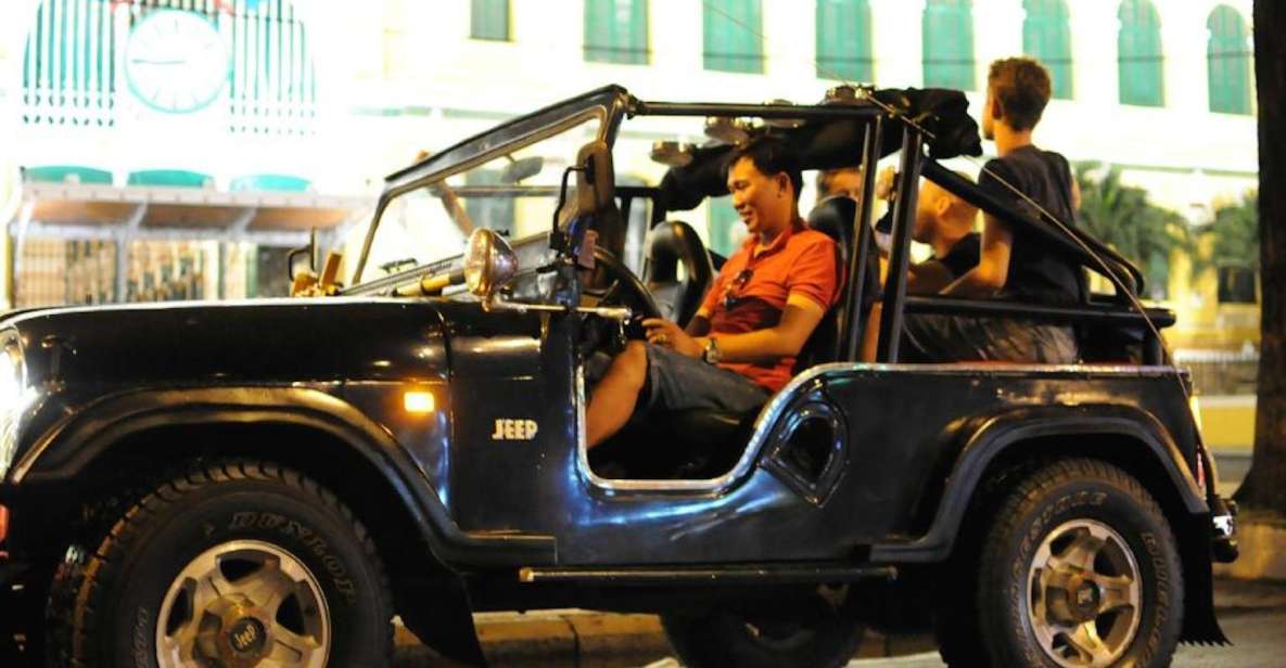 Private Jeep Tour Saigon by Night & Cruise Dinner with Music - Monuments by Night: Great for Orientation, Not for Long Stretches