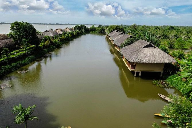 PRIVATE LUXURY Mekong 1 Day with Biking, Fishing, Cooking Class & BBQ LUNCH - The motorized boat ride past riverfront villages and farms