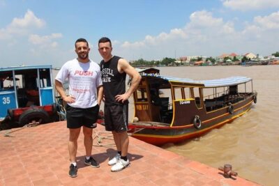 Private Mekong Delta Tour – Boat Ride & Local Lunch - Motorboat on the Tien River: floating homes and island views