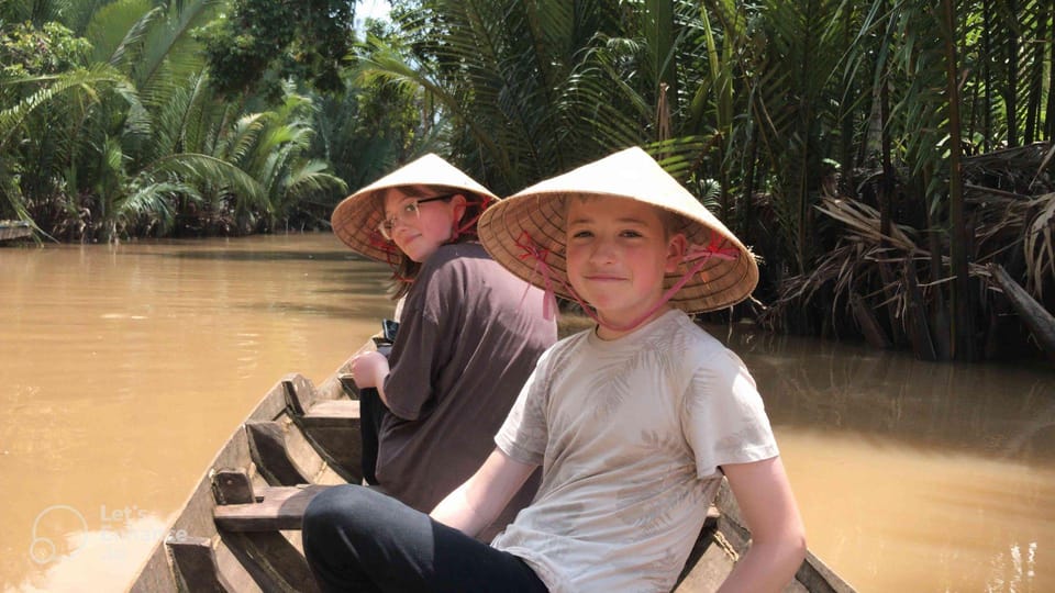 Private Vinh Trang Pagoda & Mekong Delta from Ho Chi Minh - Sampan through coconut canals: the slower, tighter world