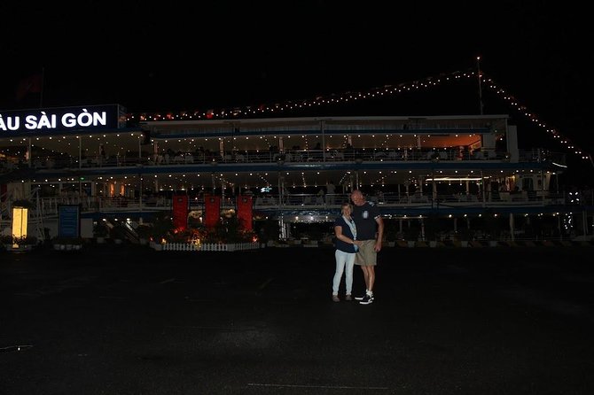 Saigon Dinner Cruise with Live Music Ho Chi Minh– Group Tour - Bach Dang pier and the boat setup: where you’ll want to sit
