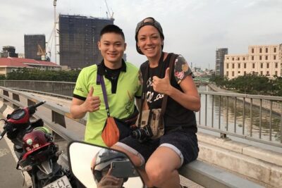 Saigon Morning and Afternoon Adventure by Vespa - Floating market in District 7: boats as homes and marketplaces