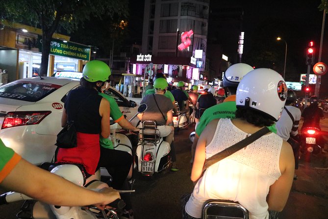 Saigon Vespa By Night Street Food Tour 4,5 Hours - The street-food approach: variety without decision fatigue