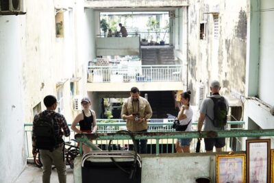 Using Medium Format film camera to discover Saigon - Stop 1: Coffee culture at a long-running shop and a 1968 landmark